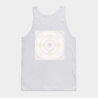 Spiral Circle Abstract Pattern Tank Top